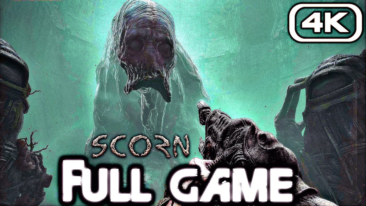 SCORN Full Gameplay Walkthrough / No Commentary【FULL GAME】4K UHD