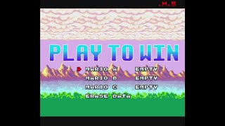 SMW Hack Longplay - Super Mario World: Play To Win