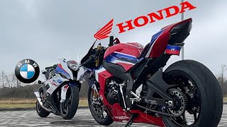 2021 Honda CBR1000rrr fireblade SP vs 2020 BMW s1000rr // 60190 // best of 5