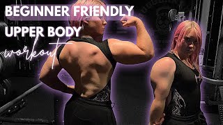 BEGINNER FRIENDLY UPPER BODY WORKOUT