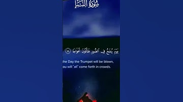 لن اطلب منك شيء فقط احترم القران الكريم 😊