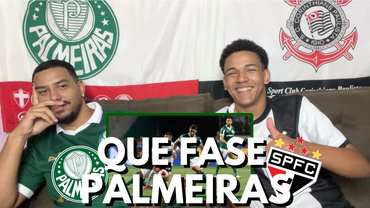 REACT PALMEIRAS 0 X 0 SAO PAULO - PALMEIRAS DESESPERADOS