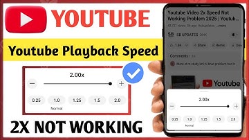 Fix Youtube Video 2x Speed Not Working Problem 2025 | Youtube Playback Speed Not Working Problem
