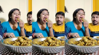 Chicken Curry Rice Eating Show