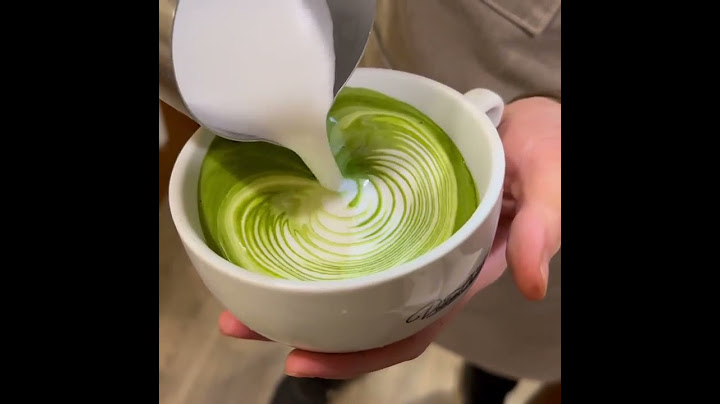 matcha latte  by Jia Rong