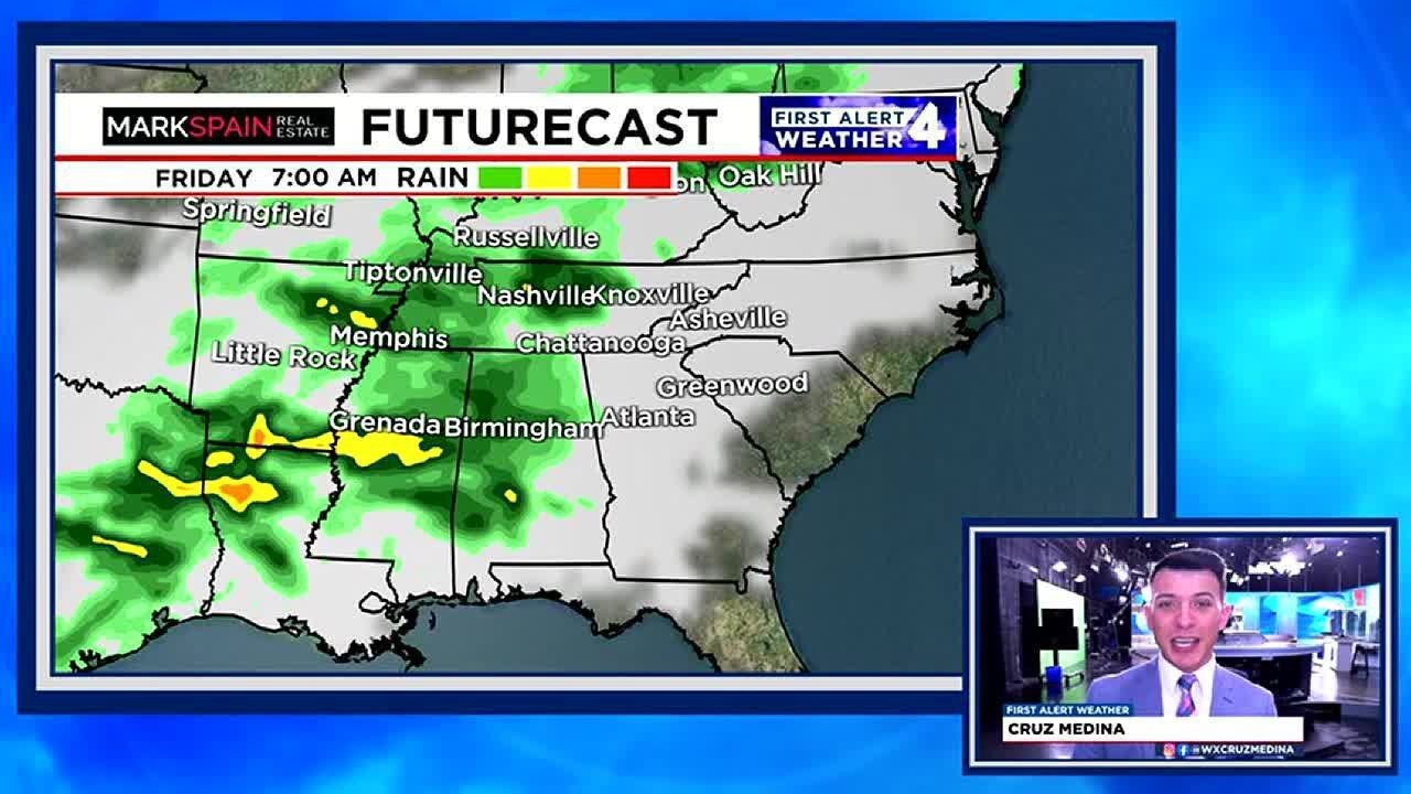 Spring break weather update - YouTube