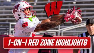 Wisconsin Fall Camp: 1-on-1 Red Zone Highlights