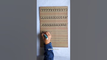 Basic Strokes for Cursive Handwriting #cursivewriting #cursive #homeschooling #preschool #learning