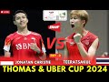 🔴SEDANG BERLANGSUNG !! Jonatan CHRISTIE (INA) vs TEERATSAKUL (THA) | Thomas &amp; Uber Cup 2024