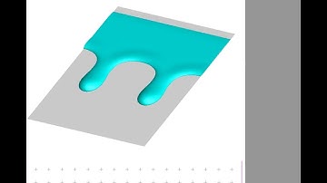 Phase Field simulation of viscous fingering.