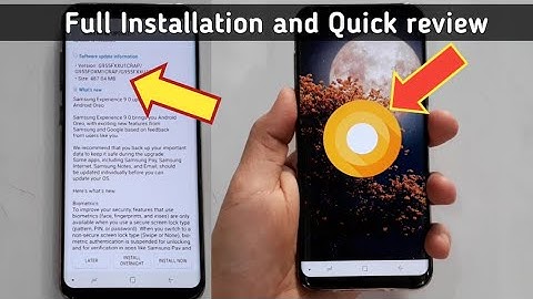 S8 and s8 plus got the Official Android Oreo installation and quick review