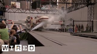 Giant Lego X-Wing Fighter Lands In Times Square-Gamelife-Wired Exclusive
