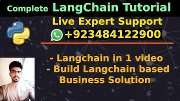 LangChain Complete Course in One Video | Develop LangChain (AI) Based Solutions for Your Business