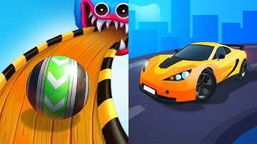 Sky Rolling Ball 3D VS Race Master 3D Android iOS Gameplay Level 246-250