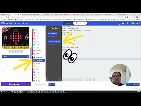 MakeCode Python: How to create function