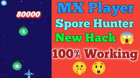 MX Player Spore Hunter Game New Hack 100% Working 😱😲🤫