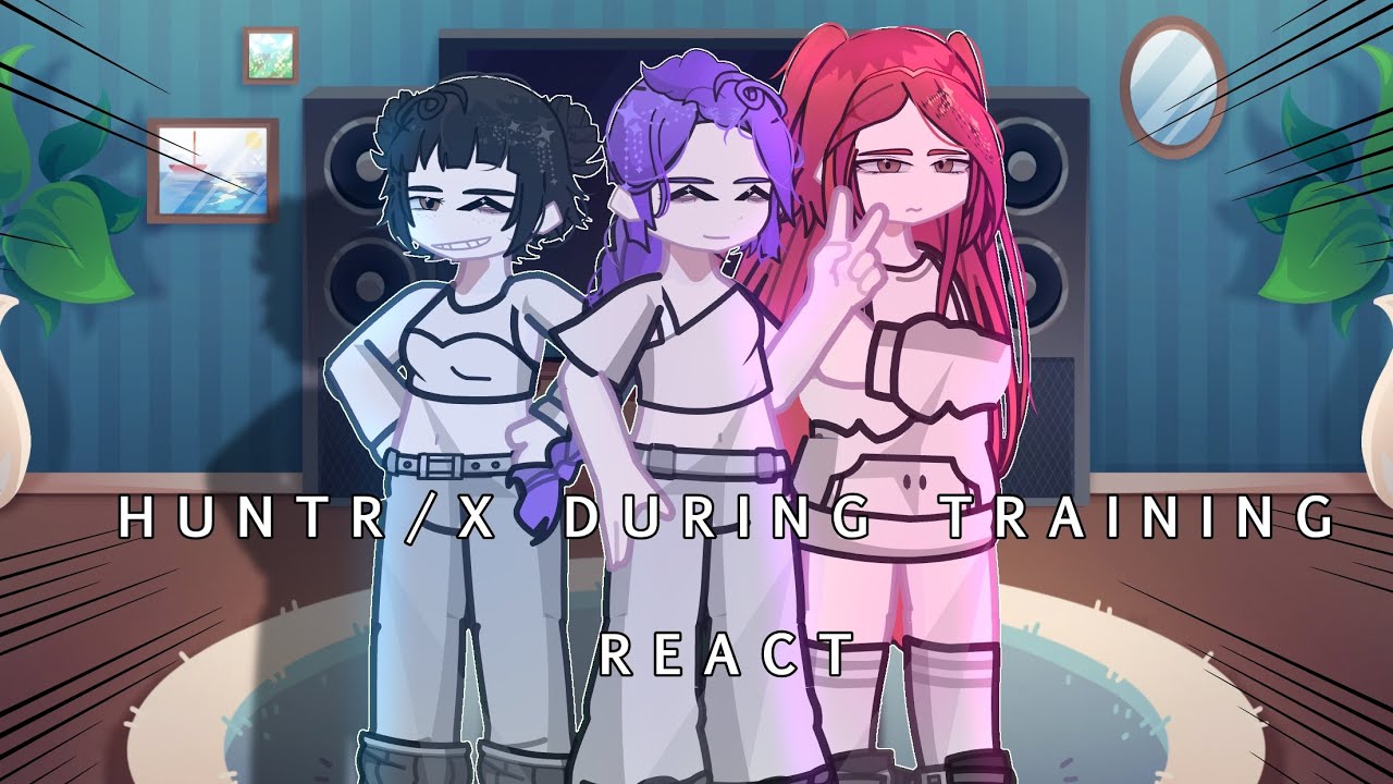Huntrix during training react to Future || + Jinu & Cel!ne & Bobby ||  POLYTRIX || WIP