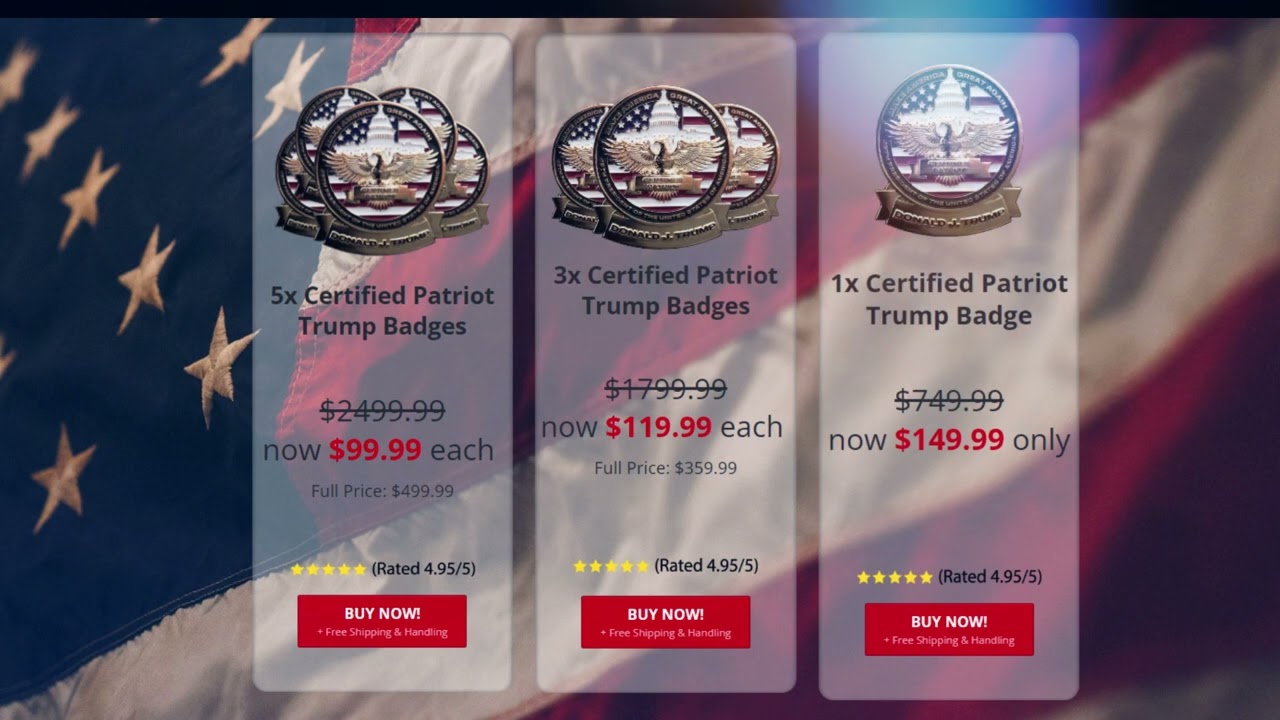 Trump Certified Patriot Badge Review - YouTube