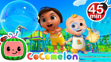 Bubble Race | Nina's ABCs  | CoComelon Songs for Kids & Nursery Rhymes