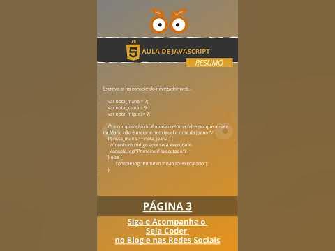 JavaScript - Operador De Comparação Maior Que Ou Igual (Como Usar ...