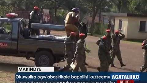 Okuwulira ogw'abasirikale bapoliisi kuzzeemu