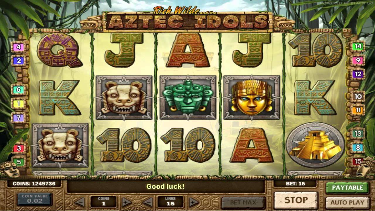 Rich Wilde And The Aztec Idols Slot Machine