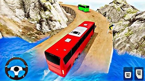 Mountain Climb Bus Racing Game // Android Gameplay