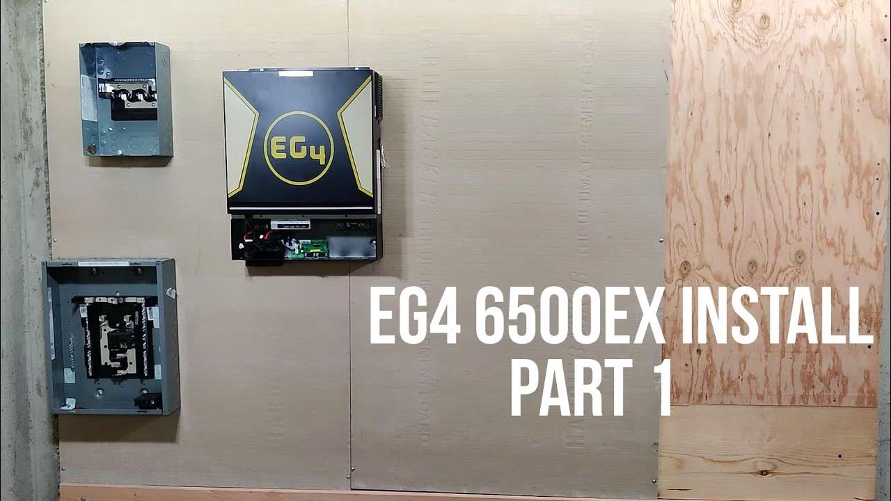 Installation of an EG4 6500EX Based Off Grid Solar System - Part 1