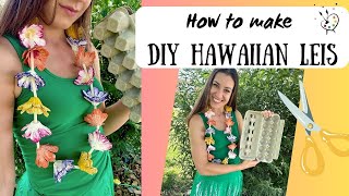 Making Hawaiian Leis: How to Make a Flower Lei from Egg Cartons