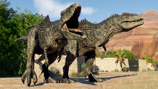 RELEASE ALL LAND SPECIES DINOSAURS IN SOUTH WEST AMERICA  Jurassic World Evolution 2