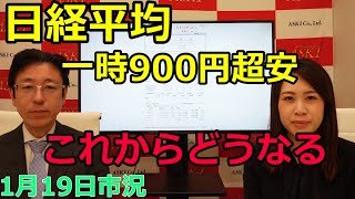 日経平均一時900円超安　これからどうなる！？（市況放送【毎日配信】）