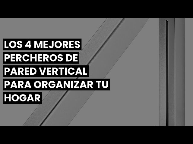 Perchero pared vertical】Los 4 mejores percheros de pared vertical para  organizar tu hogar 