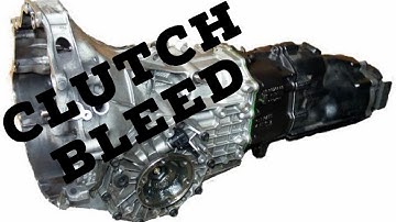Audi B5 S4 01E Clutch Bleeding