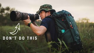 10 Common Mistakes BEGINNER WILDLIFE PHOTOGRAPHERS Make
