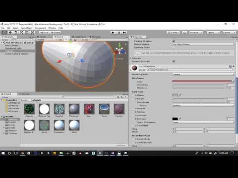 Catlikecoding's Unity Tutorial: Flat and Wireframe Shading