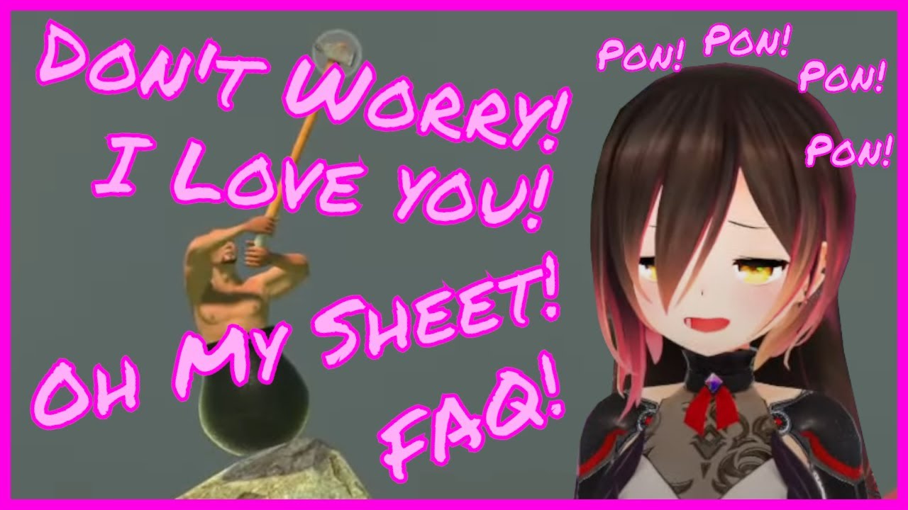 Roboco English and Rage playing Getting Over it [Hololive]