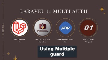 Laravel 11 multi auth using guard part-01