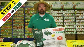 Step 2 - Weed and Feed Broadleaf Weed Killer