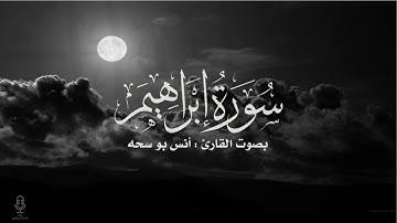 سورة إبراهيم .. بصوت القارئ : أنس بـو سـحـه