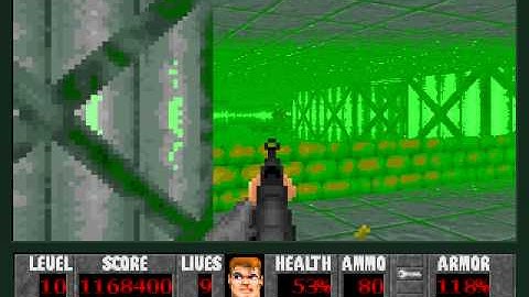 PC - Wolfenstein 3D (Castle Totenkopf SDL) - Level 10