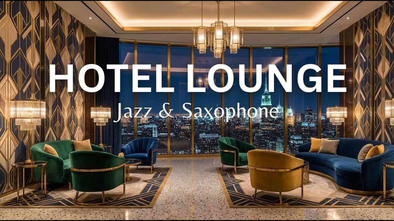 Hotel Lounge Music Smooth Jazz Saxophone Instrumental to Work and Focus ...