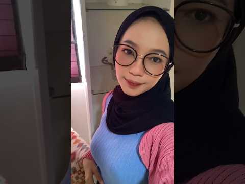 Fadhilah Cewek Kue Hijab Rajut Kacamata Bulat Besar Fav #terdhiladhila #hijabstyle #fadhilahrzk