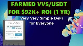 How to farm vvs-usdt in the crypto.com defi wallet using your mobile device screenshot 2