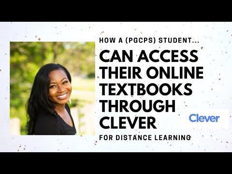 How a (PGCPS) Student Can Access Their Online Textbooks Through Clever