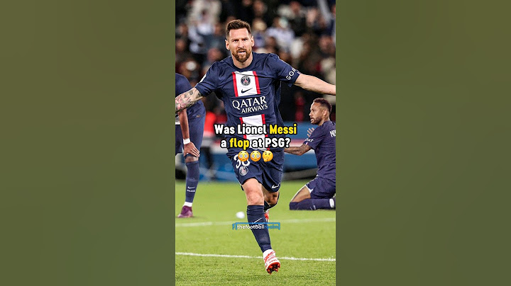 Was Messi a flop at PSG? 😳👀 #football