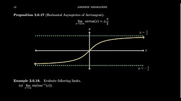 Limits at Infinity Involving Arctangent