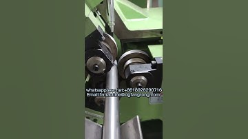 Thread rolling machine process / Three roller thread rolling machine #thread #threading #machine