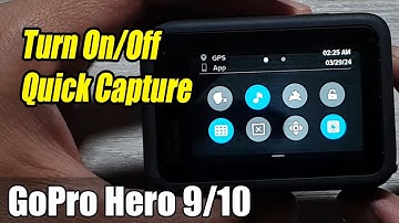 GoPro Hero 9/10: How to Turn On/Off Quick Capture