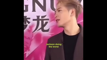 Thanks to whoever told him about this 🥹 #got7jackson #got7 #jacksonwangfunny