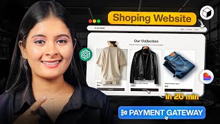 I Build a Shopping Website with AI in 20 Minutes | Cryptomus Payment Gateway